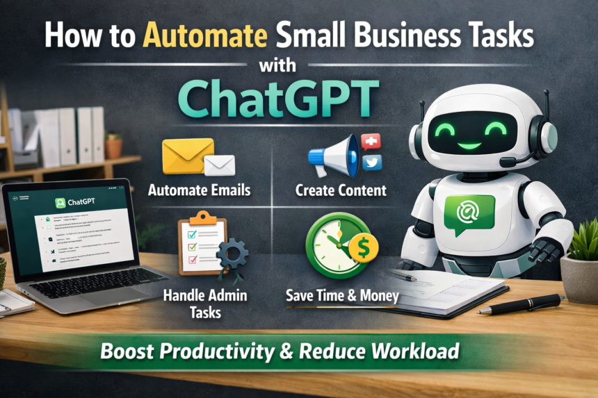 how to automate small business tasks with chatgpt